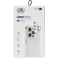 Uravas Store Iphone 16 Bilvis Titan Kamera Lens - Gümüş