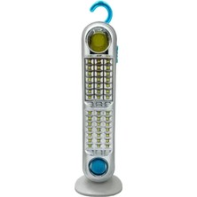 Uravas Store 42 Ledli + Fener Solar Güneş Panelli Güçlü Ledli Şarjlı Işıldak V-005