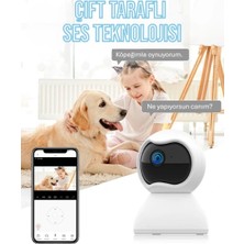 Buğz Çift Taraflı Ses Özellikli Wi-Fi Kamera