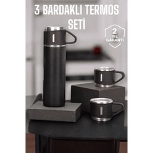 Uravas Store 500 ml Kapasiteli Taşınabilir Basınçlı Termos Seti Günlük Kullanım Için Ideal