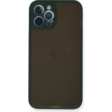 Buğz Iphone 12 Pro Max Kılıf Montreal Silikon Kapak - Yeşil