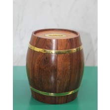 Uravas Store Pirinç Ahşap Fıçı Kumbara 1996