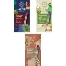 Mesh Stick Dünya Çayları Tadım Paketi 3'lü Set - Yerba Mate, Yaseminli Yeşil Çay, Rooibos Çayı