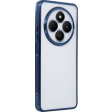 Buğz Xiaomi Redmi 14C Kılıf Razer Lensli Silikon - Lacivert