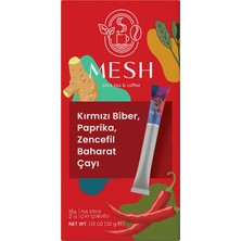 Mesh Stick Kırmızı Biber, Paprika, Zencefilli Baharat Çayı 16'lı