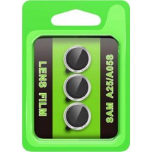 Uravas Store Galaxy A25 5g Raze Metal Kamera Lens - Gümüş