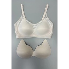 C&city Balensiz Dikişsiz Lazer Çıkarılabilir Pedli Sütyen C26240 Pembe