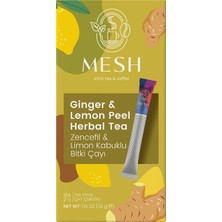 Mesh Stick Zencefil Limon Bitki Çayı – Doğal, Katkısız, Şeker Ilavesiz 16'lı