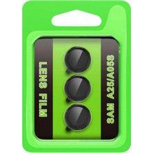 Buğz Samsung Galaxy A25 5g Raze Metal Kamera Lens - Siyah