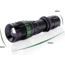 Uravas Store Zoomlu Oto Şarjlı El Feneri WT-012