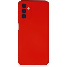 Buğz Samsung Galaxy A14 4g Kılıf Nano Içi Kadife Silikon - Kırmızı