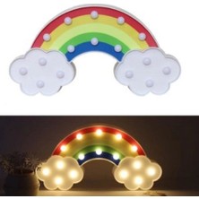 Uravas Store LED Işıklı Gökkuşağı Gece Lambası