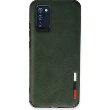 Buğz Samsung Galaxy A03S Kılıf Loop Deri Silikon - Yeşil