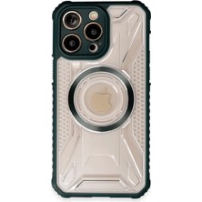 Buğz Iphone 14 Pro Kılıf Prag Magneticsafe Kapak - Koyu Yeşil