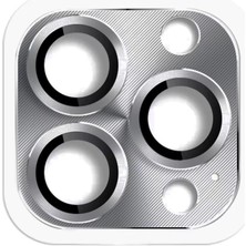 Buğz Iphone 16 Pro Max Pers Alüminyum Kamera Lens - Gri