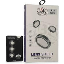 Uravas Store Galaxy S24 Bilvis Titan Kamera Lens - Titan Gri