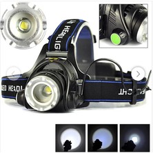 Uravas Store Boruit LED Kafa Feneri 2000LM Xm-L T6 2000 Lumens 3 Modlu