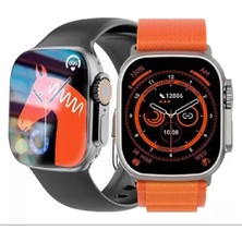 Uravas Store Hw8 Çift Kordon 49MM - Siri Nfc Bluetooth Arama Konuşma - Ios & Android Uyumlu Akıllı Saat