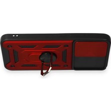 Uravas Store Galaxy A54 5g Kılıf Pars Lens Yüzüklü Silikon - Kırmızı