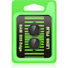 Uravas Store Galaxy S25 Edge Raze Metal Kamera Lens - Siyah