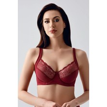 C&city Balenli Toparlayıcı Sütyen C16000 Bordo