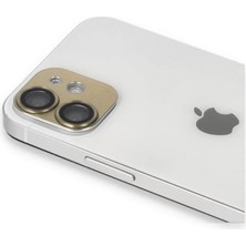 Uravas Store Iphone 11 Pers Alüminyum Kamera Lens - Gold