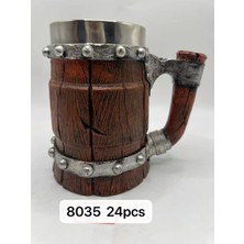 Uravas Store Büyük Boy Çatlak Fıçı Temalı Çelik Kupa Kod 8035