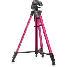 Uravas Store Telefon Tripodu Ayarlanabilir Kollu 140 cm -Kırmızı HDX3366