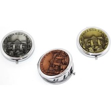 Metal Istanbul Temalı Yöresel Kabartmalı El Aynası 2ALK110