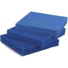 White Balance Akvaryum Filtre Süngeri Kalın Gözenekli Mavi 10 Ppı 50X40X5 cm