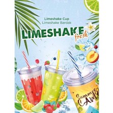 Uravas Store Cool Lime Bardağı - Limeshake Bardak 600 ml