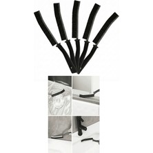 Uravas Store 5 Adet Ince Kıl Banyo Mutfak Pencere Oluk Klozet Kenarı Kavisli Detay Temizleme Fırçası