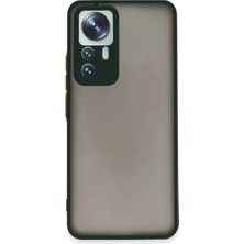 Buğz Xiaomi Mi 12T Pro Kılıf Montreal Silikon Kapak - Yeşil