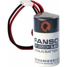 Uravas Store Fanso ER26500H Kablolu Konnektörlü (51005-2P) 3.6V Pil (Li-Sl2)