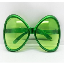 Uravas Store Yeşil Renk Yeşilçam Nostalji 80LI Yıllar 90LI Yıllar Parti Gözlüğü 7X16 cm