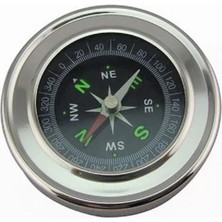 Uravas Store Yuvarlak Metal Kasa Dayanıklı Pusula 60MM