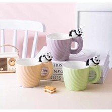 Uravas Store Panda Motifli Seramik Kupa Bardak