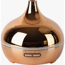 Uravas Store Hava Nemlendirici Parlak Gold Aromatik Oda Kokusu 550 ml Kahve Aroma Difüzörü Buhar Nemlendırıcı