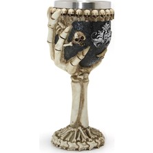 Uravas Store Iskelet Eli Tutan 3D Kabartmalı Paslanmaz Çelik Kadeh Bardak ALK1131