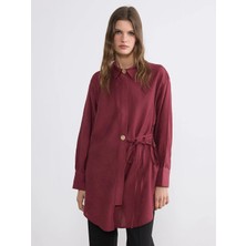 LC Waikiki Lcw Everyday Mor Desenli Kadın Gömlek Tunik