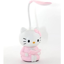 Hello Kitty Masa Lambası | 15X9 cm Dekoratif Çocuk Odası Gece Lambası