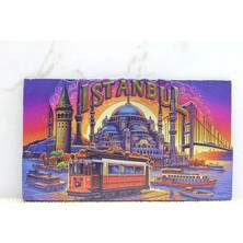 Uravas Store Ahşap Istanbul Temalı Magnet ALK4359