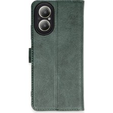 Uslucan Alışveriş Newface Realme 12 Lite Kılıf Trend S Plus Kapaklı Kılıf - Yeşil