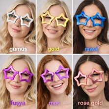 Uravas Store Yıldız Parti Gözlüğü 1239LI Set – 6 Renk ( Camsız )