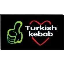 Uravas Store Işıklı Tak Çalıştır Hazır Tabela Turkish Kebap