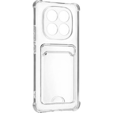 Uslucan Alışveriş Newface Xiaomi Redmi Note 15 Pro 5g Kart Şeffaf Silikon - Şeffaf