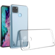 Uslucan Alışveriş Newface Realme C25Y Kılıf Lüx Şeffaf Silikon