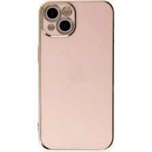 Buğz Iphone 15 Kılıf Volet Silikon - Pembe