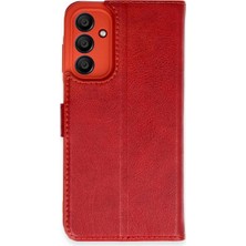 Buğz Samsung Galaxy A35 5g Kılıf Trend S Plus Kapaklı Kılıf - Kırmızı