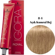 Igora Tüp Boya 60ML. 8-4 Açık Kumral Bej